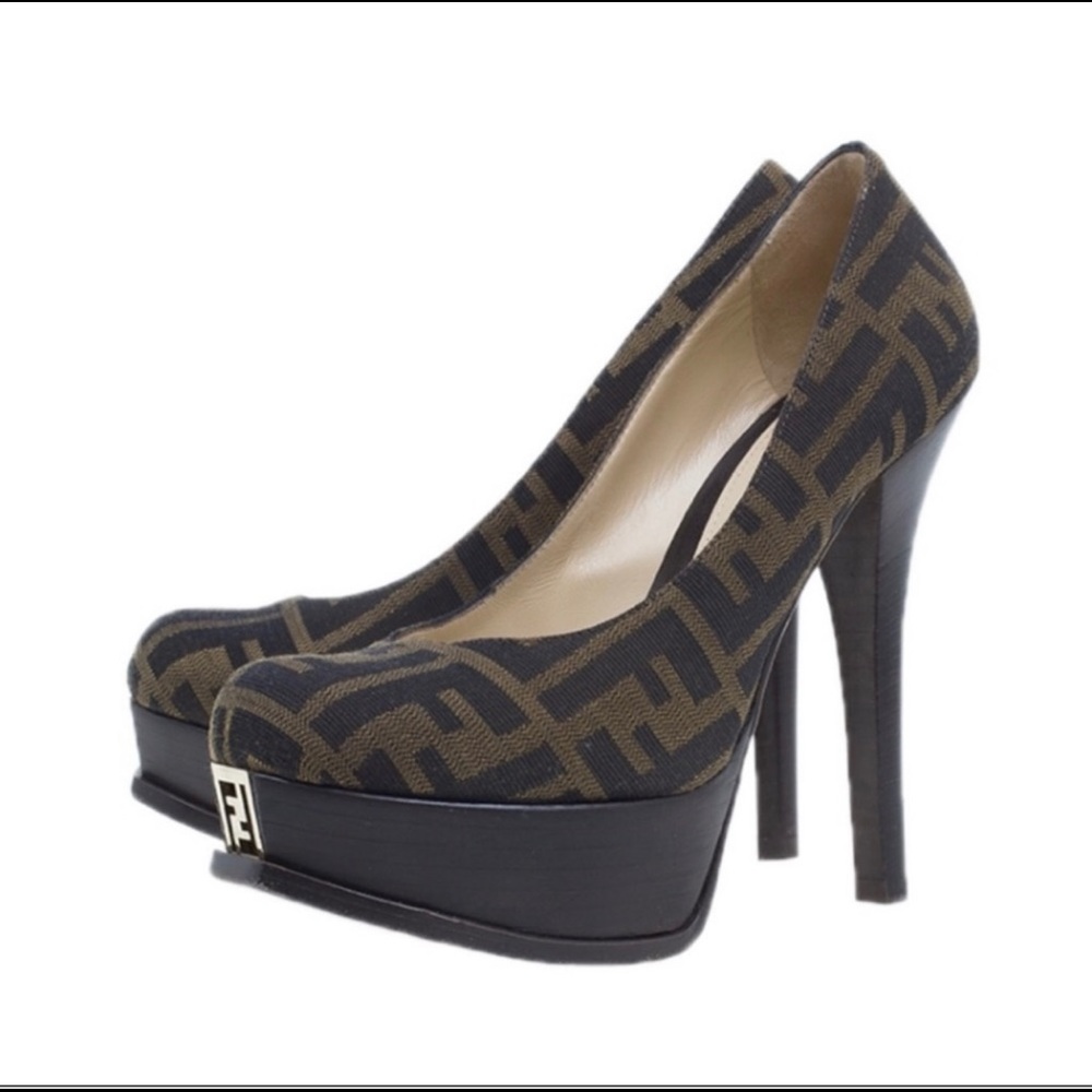 Fendi Signature Stiletto High Heels